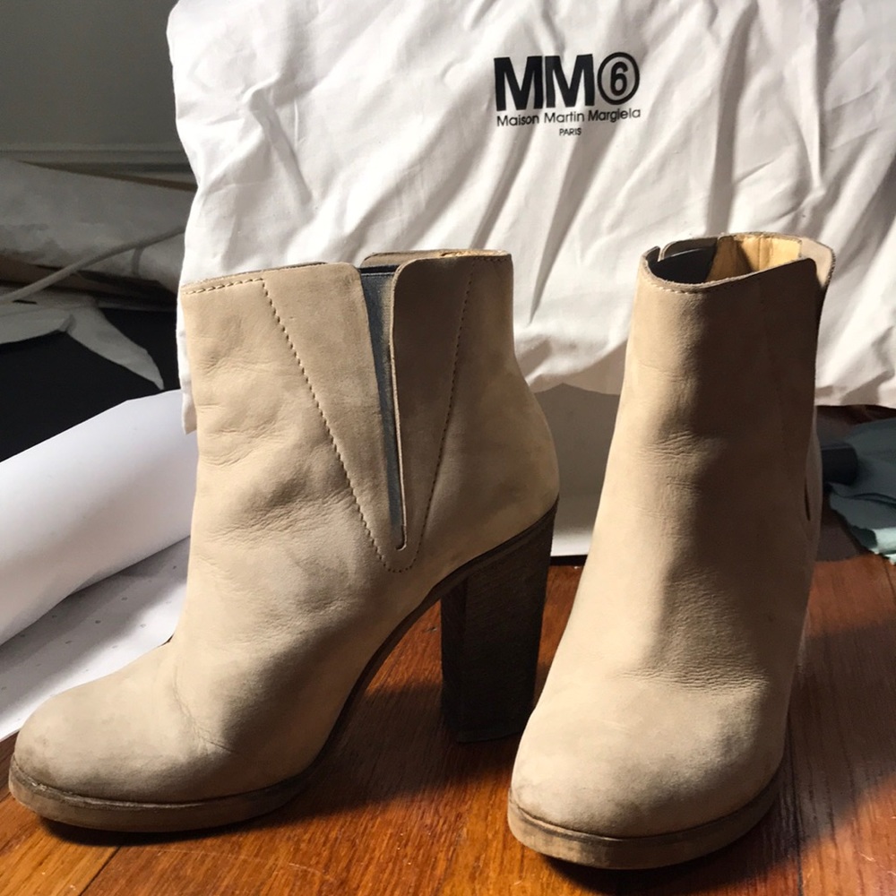 Maison Martin Margiela MM6 Ankle boots Sand